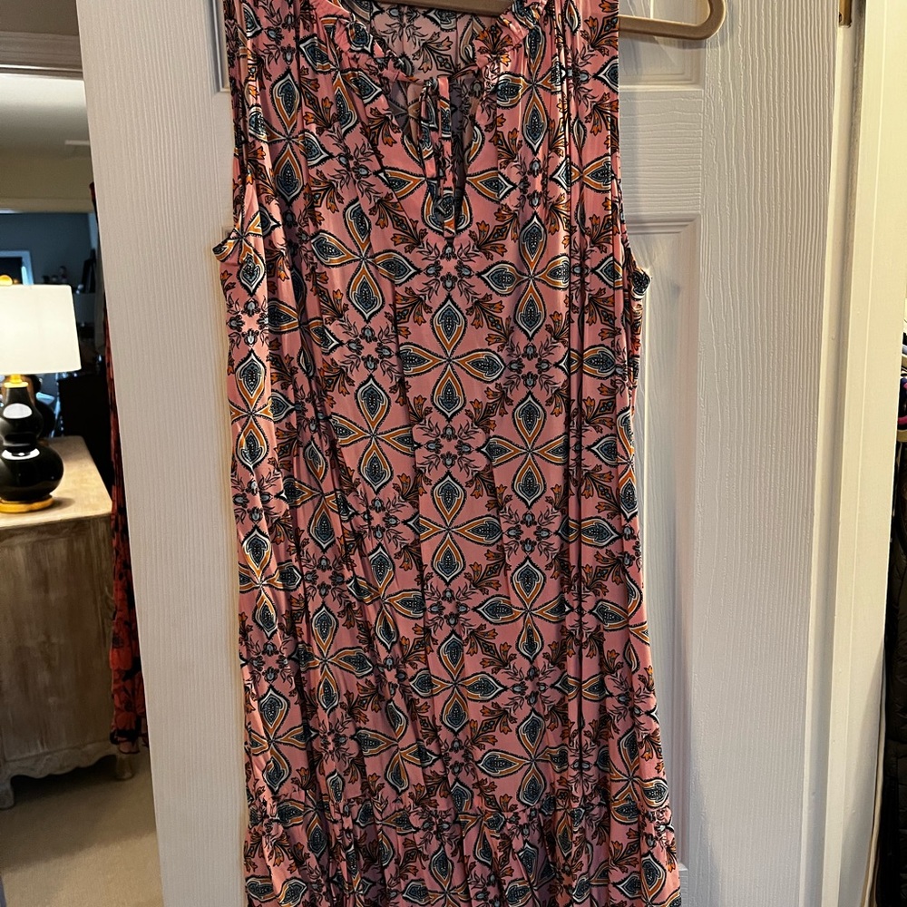 Loft pink dress - size large